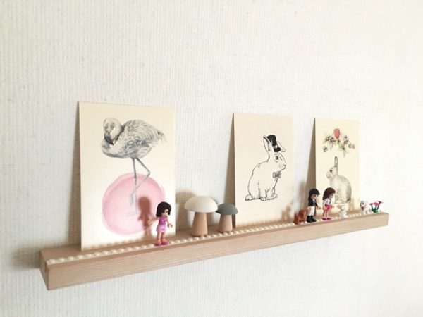 Kids Shelf-Beechwood Lego Play - Image 8