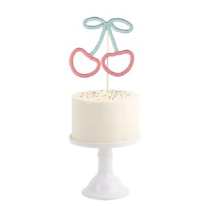 Party Decor Cherry Cake Topper