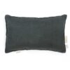 lin francais rectangular cushion green blue