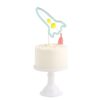 Party Decor Rocket Cake Topper