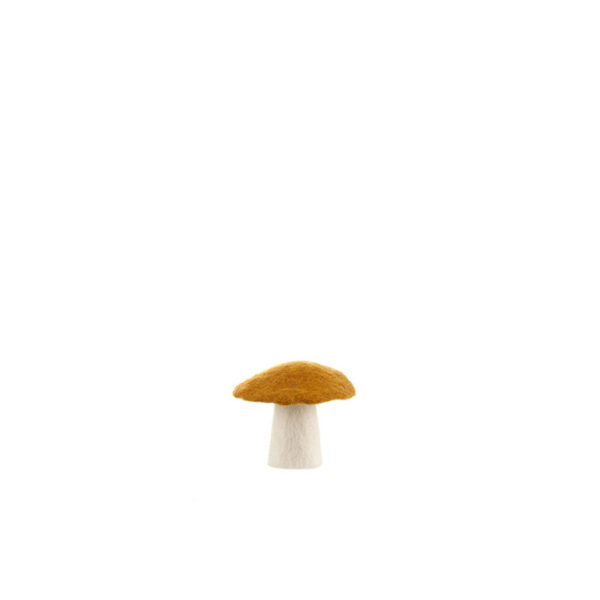 decor mushroom gold small