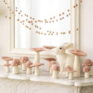 decor mushroom quartz pink xl