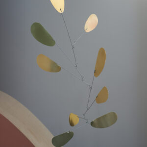 dolly brass hanging kinetic mobile