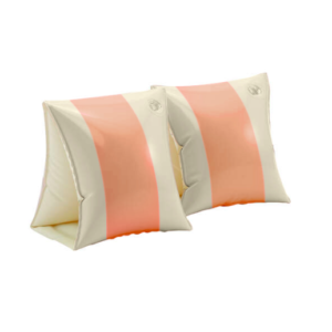 float armbands peach daisy