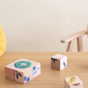 fruits wooden cubes look4