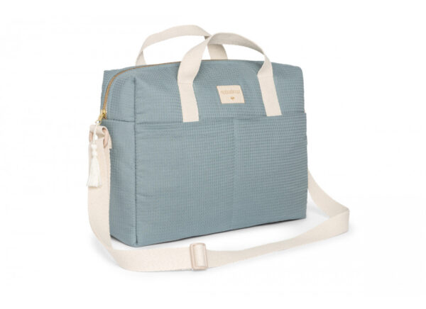 gala waterproof maternity bag stone blue