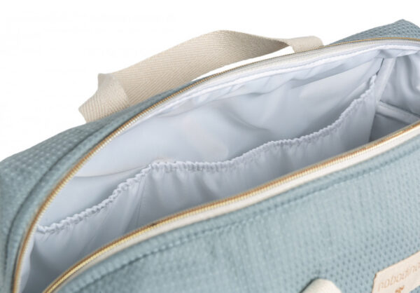 gala waterproof maternity bag stone blue