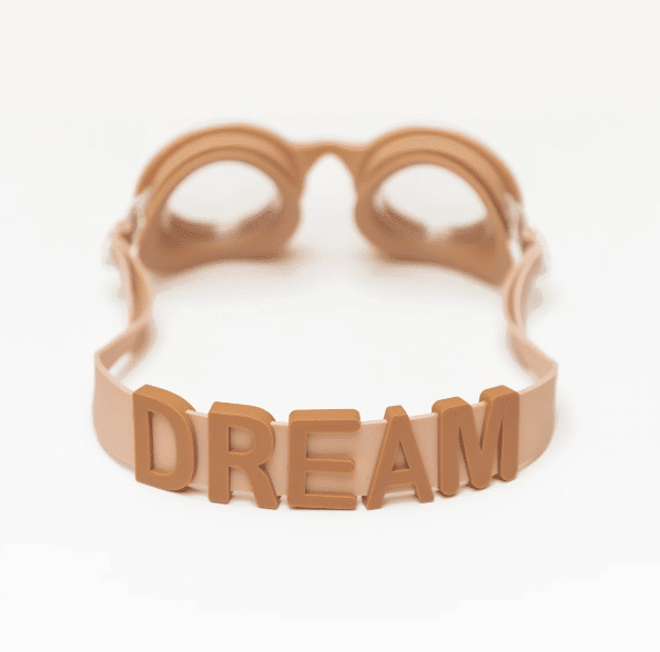 kids swimming goggles soft blush dream