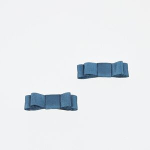 hair bow mini english blue