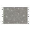 Kids Rug Hippy Stars Grey