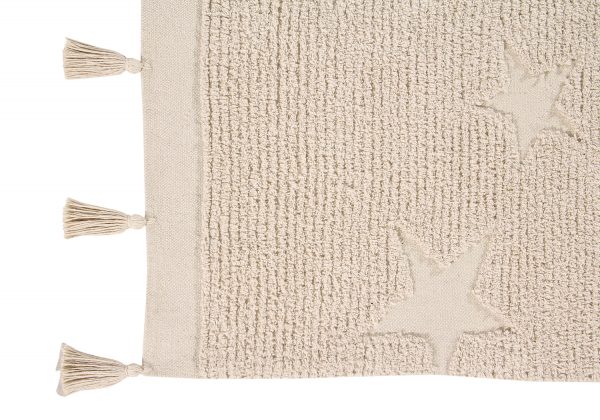 Hippy Stars Rug-Natural - Image 3