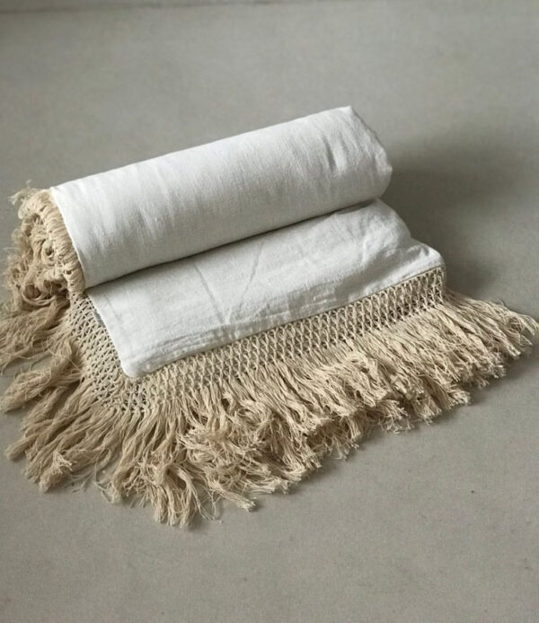 Duvet Cover Cotton Fringe