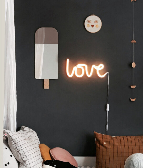ice cream mirror grey