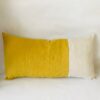 Ilayela Linen Pillowcase - Lemon Ivory
