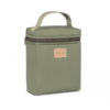 insulated baby bottle and lunch bag olive green