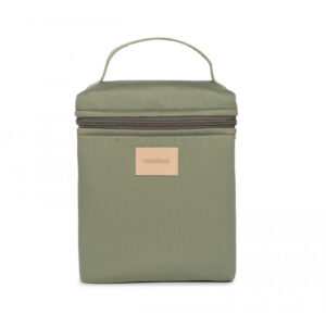 insulated baby bottle and lunch bag olive green look