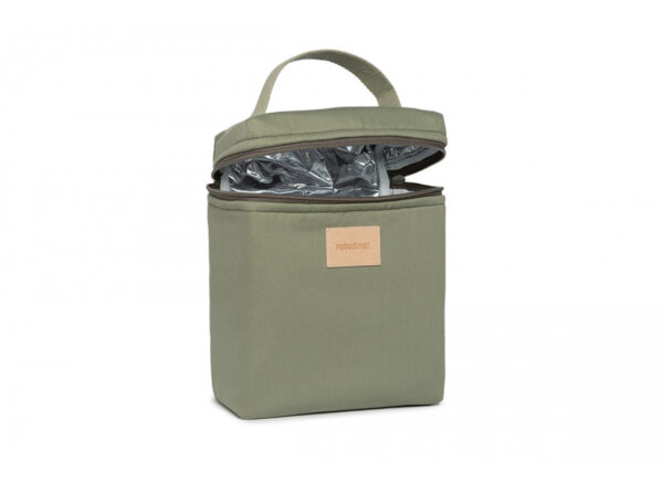 insulated baby bottle and lunch bag olive green look6