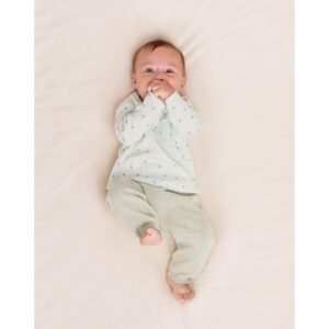 atlas baby cardigan and jeth knitted baby trousers