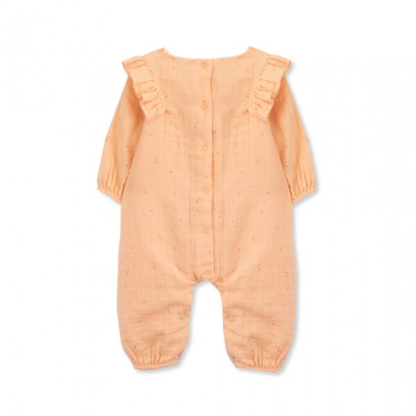 jumpsuit newborn organic cotton tomate look1