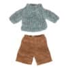 maileg knitted sweater and pants for big brother mouse