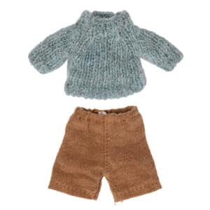 maileg knitted sweater and pants for big brother mouse