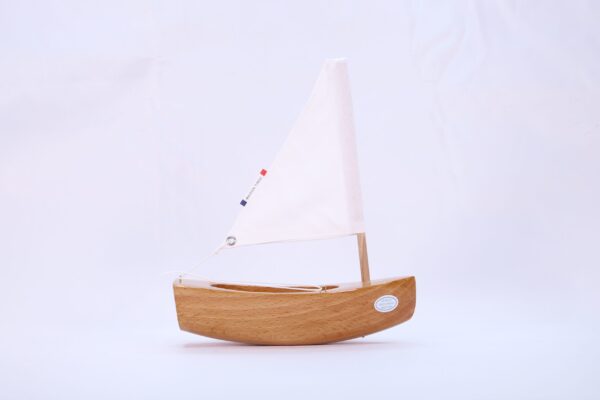 wooden boat toy le bachi natural wood