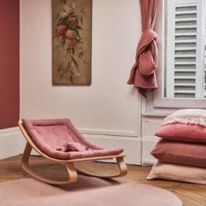 levo baby rocker in beech – bois de rose