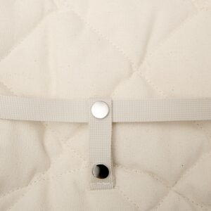 levo baby rocker in walnut organic white look6
