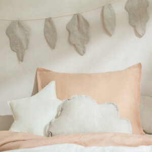 lin francais cloud cushion greige