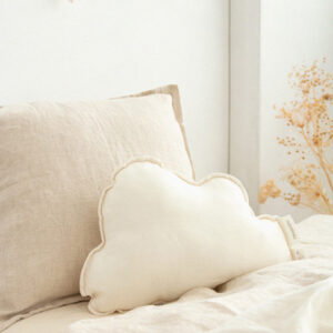 lin francais cloud cushion off white
