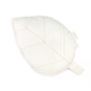 lin francais leaf cushion off white