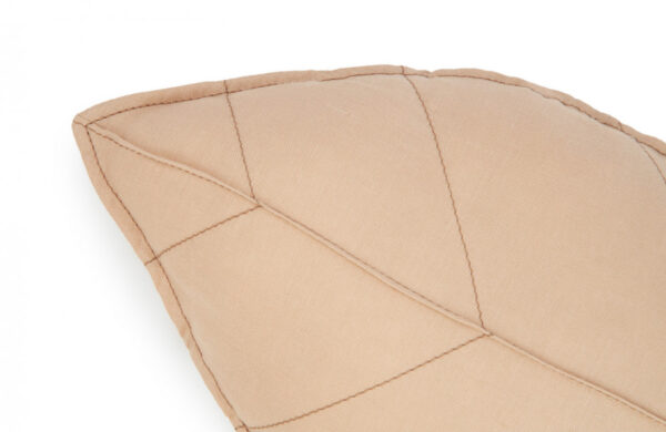 lin francais leaf cushion sand