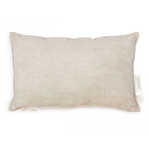lin francais rectangular cushion greige