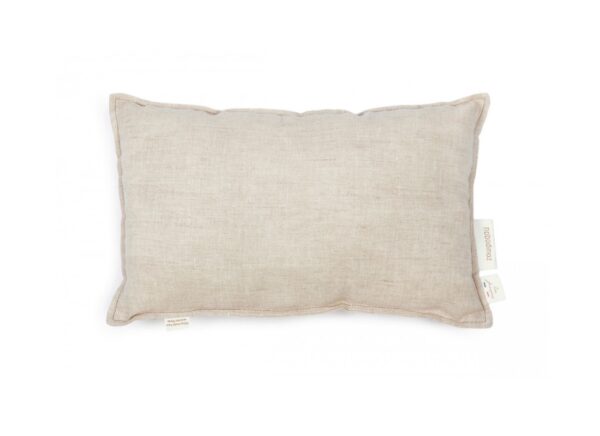 lin francais rectangular cushion greige