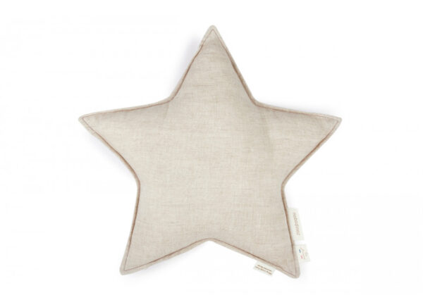 lin francais star cushion greige