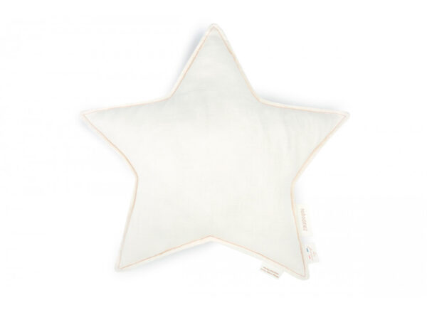 lin francais star cushion off white