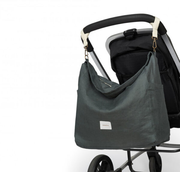 lin francais stroller bag green blue