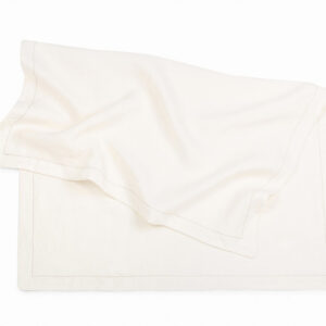 lin francais thin blanket off white
