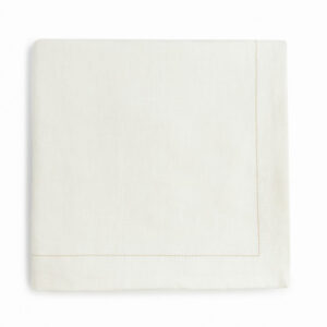 lin francais thin blanket off white
