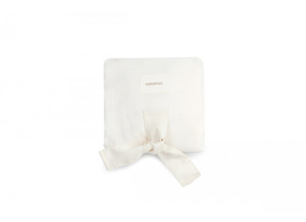 lin francais waterproof changing pad off white