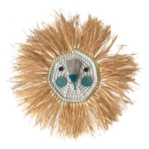 Ilayela Lion Crochet Wall Decor