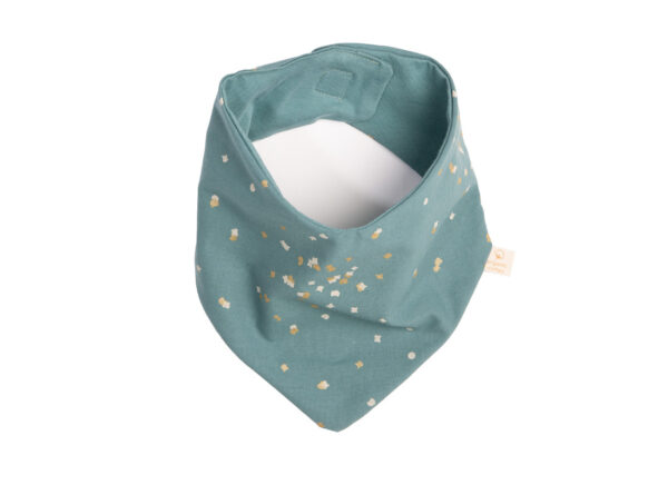 lucky bandana bib gold confetti magic green