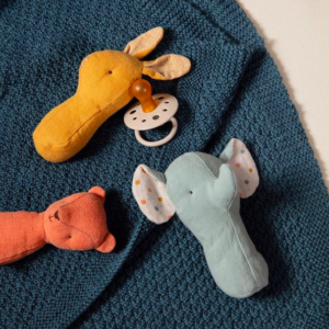 lullaby friends bunny rattle look