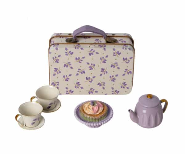 maileg afternoon treat mouse purple madelaine