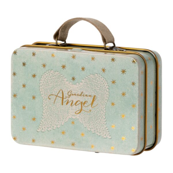 maileg angel mouse in suitcase toy