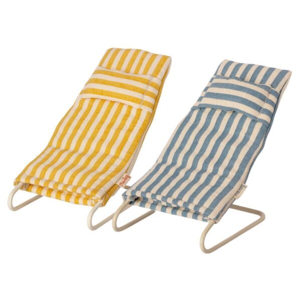 maileg beach mice chair set toy