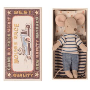 maileg big brother mouse in matchbox look 1