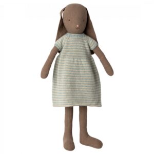 maileg bunny size 4 brown knitted dress