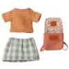 maileg clothes and bag big sister mouse old rose