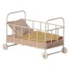 maileg cot bed micro rose 2